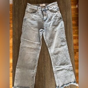 VERVET BY FLYING MONKEY Light Blue Ankle Jeans